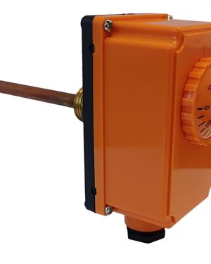 Termostat de imersie cu teaca cu filet 1/2″, reglabil 0…90°C, Daver