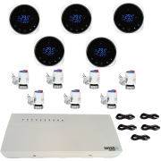Pachet automatizare SMART pentru incalzirea in pardoseala cu 5 zone, Daver