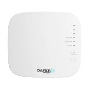 Termostat wireless WIFI SMR017 cu receptor RF, controlat prin telefon, pentru comanda centrala, pompa de circulatie si electrovana/actuatoare, Daver