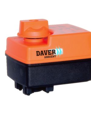 Vana 2 cai rotativa 1″ cu servomotor 220V/50Hz si buton de control manual, Daver