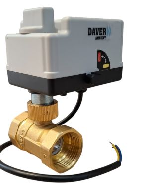 Vana 2 cai rotativa 1″ cu servomotor rapid, 220V/50Hz, cu control automat / manual, Daver