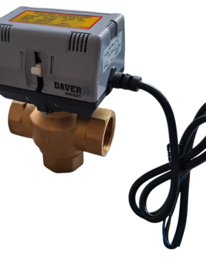 Vana de comutatie cu 3 cai – 1″, cu servomotor ON/OFF 220V/50Hz, Daver