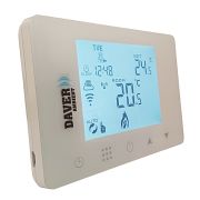 Termostat smart wireless ZigBee cu receptor compatibil cu telefonul prin Tuya sau SmartLife, pentru control centrala, Daver