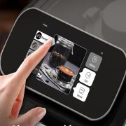 Espressor automat WIFI Daver, 20 bar, 1350W, 12 tipuri de bauturi, ecran tactil, rasnita metalica cu 15 reglaje, aplicatie SmartLife/Tuya, negru