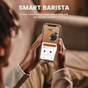 Espressor automat WIFI Daver, 20 bar, 1350W, 12 tipuri de bauturi, ecran tactil, rasnita metalica cu 15 reglaje, aplicatie SmartLife/Tuya, negru